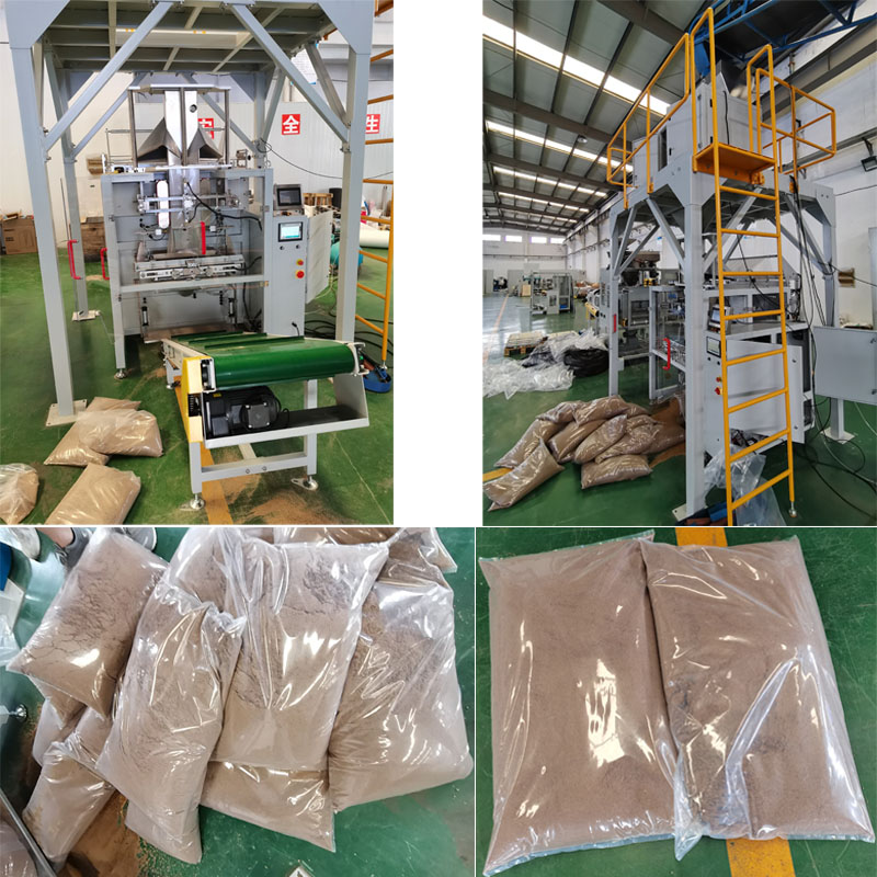 sand packing machine dry sand weighing machine for 5kg to 25kg plastic bags 3